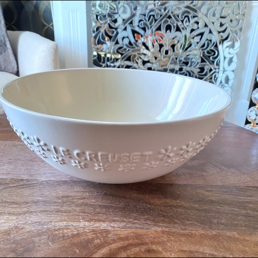 Le Creuset Fleur Multi bowl (LARGE) in Cotton